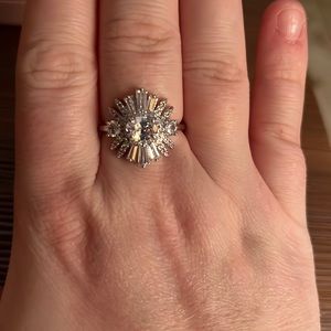 Beautiful diamond cubic zirconia ring!